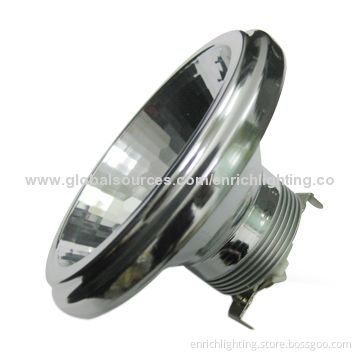 1 x 7W COB AR111 LED Lamp with G53 Base Type, 12V AC/DC Input Voltage and Aluminum Heat-sink